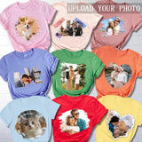 Custom Your Photo Unisex T-Shirt Personalized Pictures Tops for Men and Women