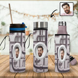 Custom Bottle Coolers Printed With Your Face Customized Water Water Bottle Sleeve With Your Photo