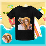 #6-15Y Custom Mom&Dad Face Kid's T-shirt