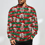 Custom Face Mens Ugly Christmas Sweater Personalized Face Sweatshirt