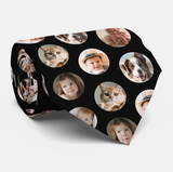 Custom Photo Bubbles Necktie Personalized Tie Creative Gift For Men