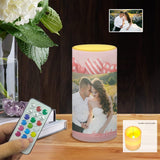 Custom Photo Single 6 Inch Remote Control Candle