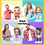 Custom Brick Figures 1 Person Personalized Full Body Portrait Figures Brick Kit (Please Upload A Full Body Photo）