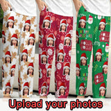 【Flash Sale】Custom Face Christmas Slumber Party Unisex Long Pajama Pants Best Christmas Gifts for Family for Couple