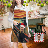 Custom Face Christmas StopListening All Over Print Adjustable Apron