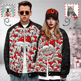 Custom Face Cute Pet Couple Women/Men's All-Print Baseball Uniform Unisex Outerwear