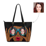 Custom Face Glasses Tote Bag