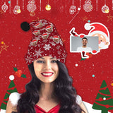 Custom Face Happy Christmas Red Christmas Santa Hat