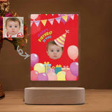 Custom Face Happy Clear Acrylic Plaque