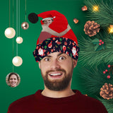 Custom Face Hug Christmas Santa Hat