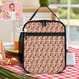 Custom Face Portable Insulated Lunch Bag