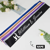 Custom Name Married Sash Bachelorette Party Party Sash Bridesmaid Sash Anniversary Sash