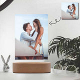 Custom Photo Lover Clear Acrylic Plaque