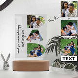 Custom Photo My Dad Clear Acrylic Plaque