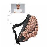 Custom Face Seamless Photo Waist Bag