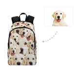 Custom Golden Retriever Backpack