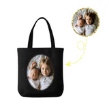 Custom Photo Baby Canvas Tote Bag