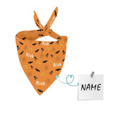 Custom Name Halloween Bat Pet Bandana