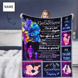 Custom Name To My Love Ultra-Soft Micro Fleece Blanket