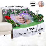 Custom Photo&Name&Date My Grandpa Ultra-Soft Micro Fleece Blanket