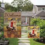 Custom Photo Welcome Garden Flag