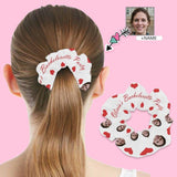 Custom Face&Name Hair Scrunchie