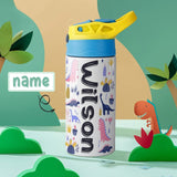 Custom Name Personalised Big Name Stainless Steel Kids Drink Bottles 500ml Water Bottle