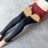 Women's Thigh Socks All-Over Low Rise Leggings