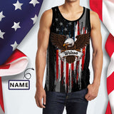 Personalized Custom Mens Tank Tops Name American Eagle Men's All Over Print Tank Top