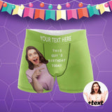 Custom Face&Text Undies This Guy's Birthday Men's Boxer Briefs with Custom Waistband