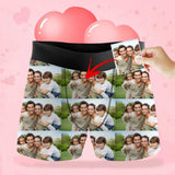 Custom Photo Family Men's Print Boxer Briefs Made for You Custom Underwear Unique Design Gift