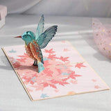 Hummingbird 3D Pop Up Greeting Card