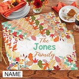 Custom Name The Family Placemats