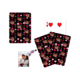 Custom Photo Heart Playing Cards