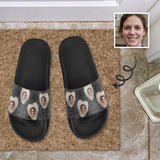 Custom Face Patch Unisex Slide Sandals For Holiday Gifts