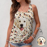 Tank Tops with Pet Photo Custom Smash Women's All Over Print Tank Tops